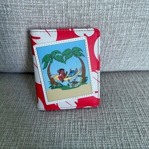 Her Universe Lilo and Stitch Red and White Wallet
